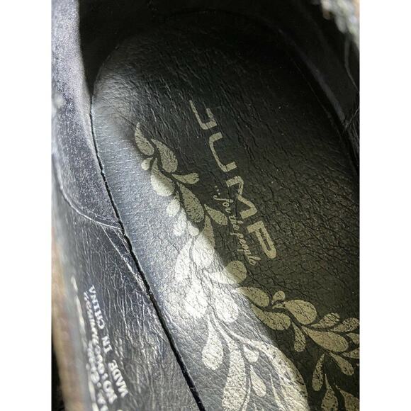 JUMP Brown Leather Mary Jane Wedge Shoes Style Name: SENS Sz US 9 - Picture 6 of 12